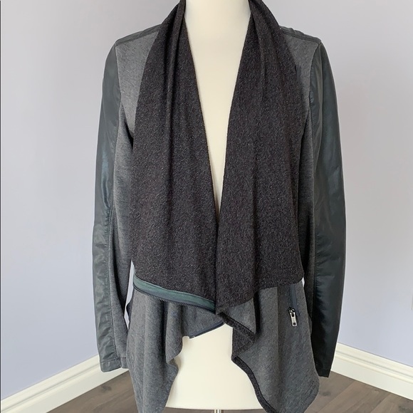 Blank NYC Grey Zip Front Jacket (S) - Picture 5 of 7